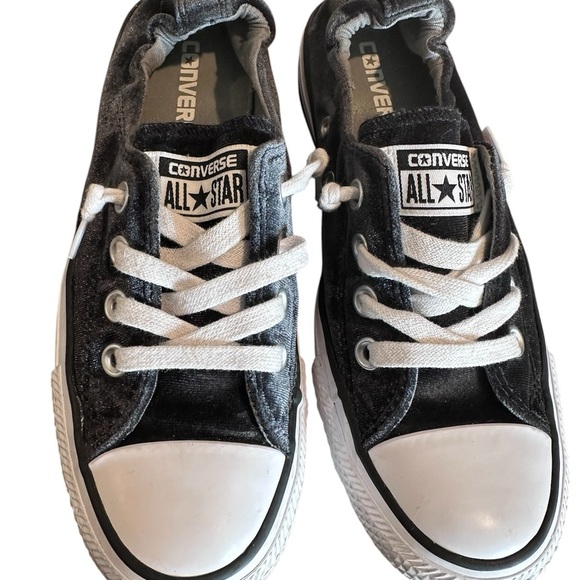 Converse Shoes - Converse Chuck Taylor All Star Black Velvet Sneakers-Size 6